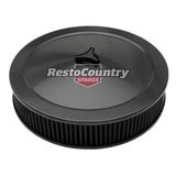 Black Air Cleaner 14"X2" Holley Recessed Base