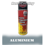 KBS Xtreme Temp Coating Spray 340g ALUMINIUM High Heat Resistant 260°C - 812°C