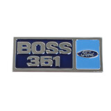 Ford Chrome "Boss 351" Badge Plaque Suit Alloy Rocker Cover XW XY XA XB XC V8