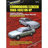 Holden Commodore / Toyota Lexcen VN VP Workshop Repair Manual book