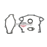 Holden V8 RED BLUE BLACK Timing Cover Water Pump Gaskets Crank Seal 253 308