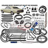 Holden Body Rubber Kit HK HT HG Monaro Black Pinchweld