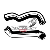 Ford Service UPPER +LOWER Radiator Hose +Clamp Kit XC 6Cyl 4.1 WITH A/C service