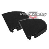 Holden / Ford Seat Belt Top Cover SMALL BLACK Pair link 