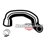 Ford LOWER Radiator Hose + Clamps XA XB 6Cyl 3.3 MANUAL 200 rubber 