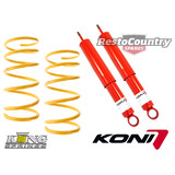 Holden Coil KING Spring +KONI Shock Kit Torana LC LJ 6cyl V8 Rear 25mm Sport Low