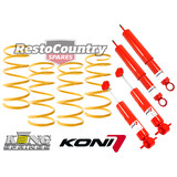 Holden Coil KING Spring + KONI Shock Kit Torana LC LJ V8 Front + Rear 25mm Low