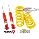 Holden Coil KING Spring +KONI Shock Torana LH LX UC 4-6cyl FRONT 25mm Sport Low