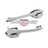 Holden Outer Chrome Door Handle Pair LEFT + RIGHT Front or Rear EJ EH NEW
