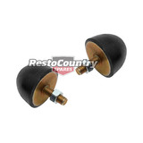 Universal Rubber Round Bump Stop +Bolt Pair QUALITY 31mm- 65 Duro car suspension
