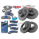 Ford FRONT + REAR Disc Brake + Bendix Pad Kit XB XC 70mm Outer Case - PBR Alloy
