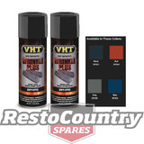 VHT High Temperature Spray Paint WRINKLE PLUS BLACK x2 dash firewall glove box
