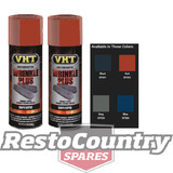 VHT High Temperature Spray Paint WRINKLE PLUS RED x2 dash firewall cover shifter