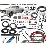 Holden Body Rubber Kit HK HT HG UTE Belmont MAROON Pinchweld