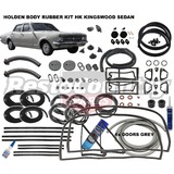 Holden Body Rubber Kit HK Kingswood SEDAN GREY Pinchweld