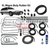 Holden Commodore VL WAGON Body Rubber Kit. No Outer Door Belts.