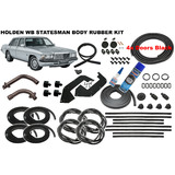 Holden Body Rubber Kit WB STATESMAN BLACK Pinchweld