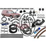 Holden PANEL VAN Body Rubber Kit WB MID BROWN Pinchweld