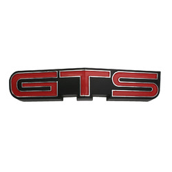 Holden HQ GTS Metal Grille Emblem Badge Alloy die cast chrome/red finish