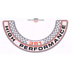 Ford XW GT - 351 High Performance - Engine Air Cleaner Decal NEW sticker
