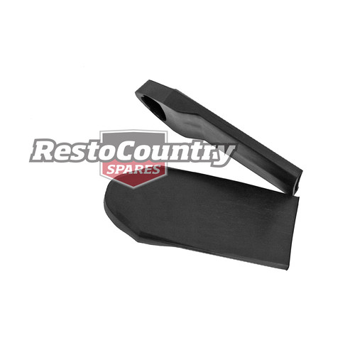 Holden / Ford Seat Belt Top Cover PAIR Black Large