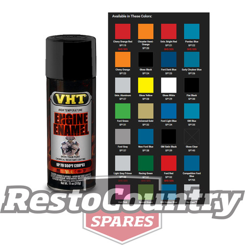 VHT High Temperature Spray Paint ENGINE ENAMEL GLOSS BLACK starter diff