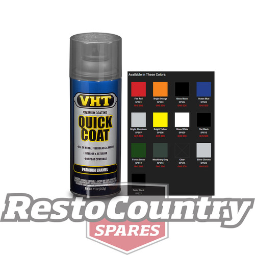 VHT Enamel Spray Paint QUICK COAT Premium Interior + Exterior Enamel CLEAR GLOSS