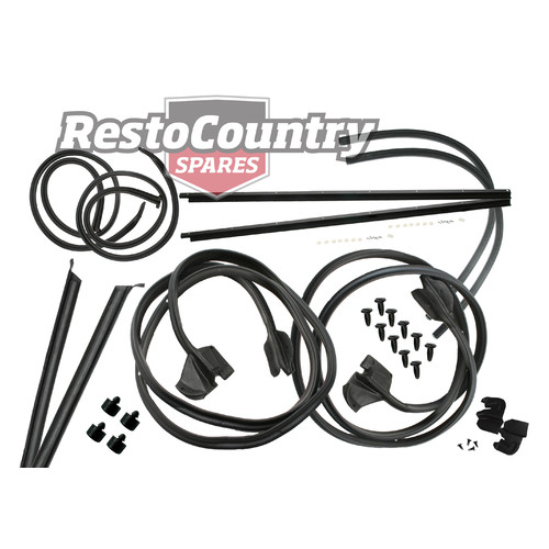 Holden Monaro Coupe Rubber Door Seal Weather Kit HQ HJ HX Left + Right belt +Cpe