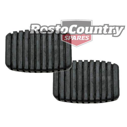Holden Brake + Clutch Pedal Pad x2 EJ EH Manual rubber pads foot 