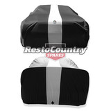 Autotecnica Indoor Show Car Cover BLACK With Security Straps Stretch up to 4.9M