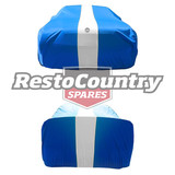 Autotecnica Indoor Show Car Cover BLUE With Security Straps Stretch up to 4.9M
