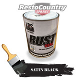 KBS RustSeal SATIN BLACK One 1 Litre Rust Seal Paint Rust Preventive Coating