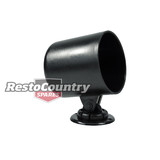 Speco 2 5/8 Black Plastic Gauge Pod + Mounting Kit holder cup dial