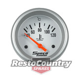 Speco 2 5/8 Electrical Water Temp Gauge 40-120 Silver Pro Series coolant liquid