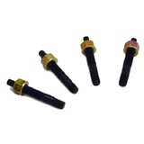 Carb Stud Kit Short 2 Inch long 5/16 thread with Gold Hardware