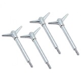 Hold Down Y-Wing 3 1/2 Inch Chrome Set 4