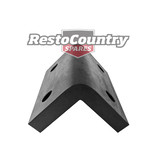 Natural Rubber Corner Safety Pad / Guard L BLACK 167mm x 70mm High Quality bump