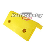 Natural Rubber Corner Safety Pad / Guard L YELLOW 167mm x70mm High Quality bump