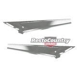 Ford STAINLESS Rear Window Side Mould Trim PAIR XY XW chrome mould 