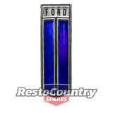 Ford Fairmont Grille Badge BLUE XT BRAND NEW Quality 302 351 insert chrome