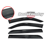 Tinted Door Weather Shield Set x4 suitable for HILUX REVO 2015 - 2019 All Models
