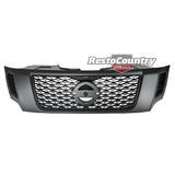 MATTE BLACK Grille to suit Nissan Navara NP300 D23 2015-2019 racing grill front 