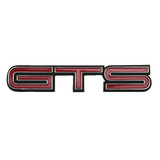Holden 'GTS' Badge Red x1 HQ Guard / Fender or Boot Metal Emblem 