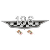 Holden "186" Badge x1 HR Boot suits all models trunk  emblem  flag 