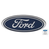 Ford Oval Grille Badge "Ford" XC XD ZH 4/78 Onwards with Adhesive blue grill