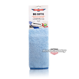 BOWDEN'S OWN Blue Big Softie Microfibre Towel 40x50cm 350gsm