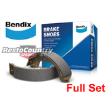 BENDIX Rear Drum Brake Shoes Ford Falcon XK - XP XR XT XW XY XA XB XC XD XE XF