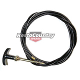 Bonnet Cable NEW 100" Universal 'T' Handle Holden Ford