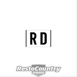 Holden Horn Decal "RD" HQ HJ Kingswood  sticker  label  rd  