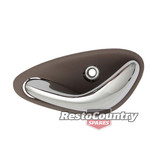 Holden Commodore NEW Inner Door Handle LEFT Rear TAUPE -Chrome VT VX VY VZ WH WL